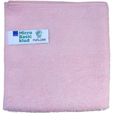 Abena PURI-LINE  Basic mikrokuituliina 32 x 32 cm punainen (10) | Euro Toimistotukut Oy