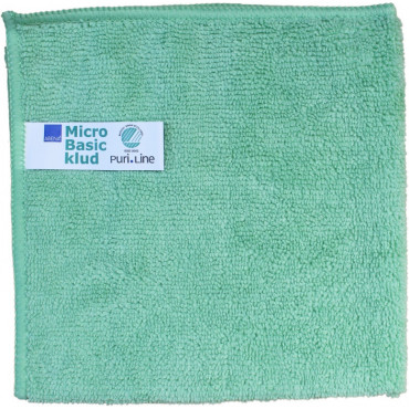 Abena PURI-LINE  Basic mikrokuituliina 32 x 32 cm vihreä (10) | Euro Toimistotukut Oy