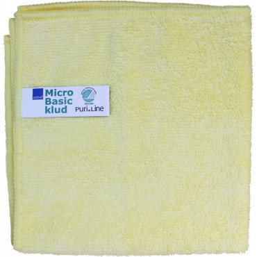Abena PURI-LINE Basic mikrokuituliina 32 x 32 cm keltainen (10) | Euro Toimistotukut Oy