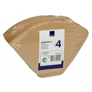 Abena suodatinpussi 1X4 valkaisematon (200) | Euro Toimistotukut Oy