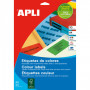 Apli tulostusetiketti 70 x 37 mm vihreä | Euro Toimistotukut Oy