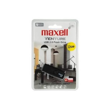 Maxell USB 32GB Venture muistitikku | Euro Toimistotukut Oy