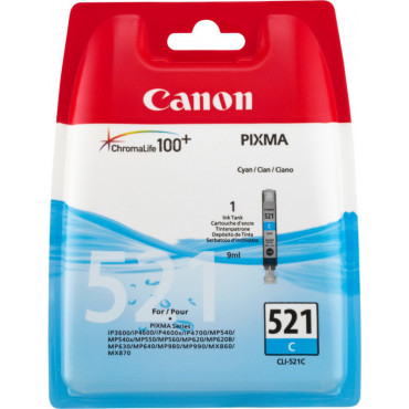 Canon CLI-521c mustepatruuna 9 ml sininen | Euro Toimistotukut Oy
