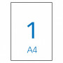 Multi3 tulostusetiketti 210 x 297 mm | Euro Toimistotukut Oy