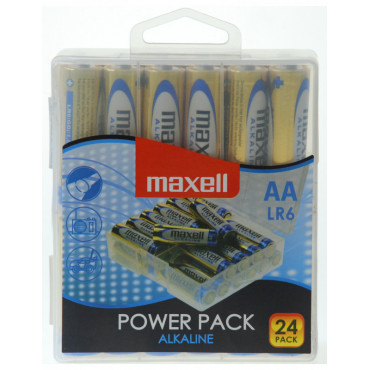 Maxell paristo LR06 (AA) 24-pack box | Euro Toimistotukut Oy
