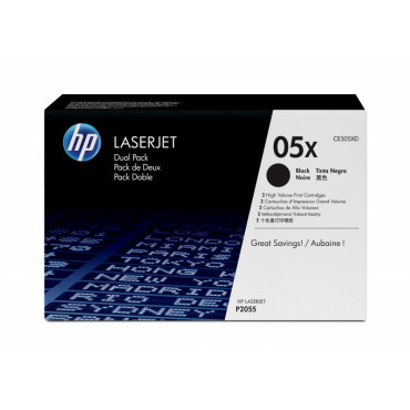 HP CE505XD värikasetti musta (2-pack) | Euro Toimistotukut Oy