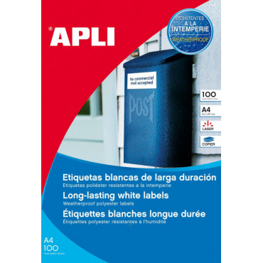 Apli muovitarra 210 x 297 mm valkoinen | Euro Toimistotukut Oy