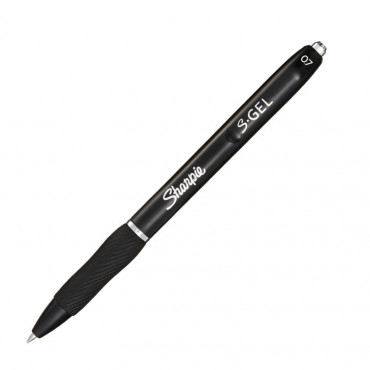 Sharpie S-Gel geelikynä 0,7 mm musta | Euro Toimistotukut Oy