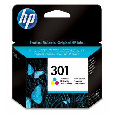 HP CH562EE (301) mustesuihkukasetti 3-väri | Euro Toimistotukut Oy