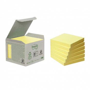 Post-It ekoviestilappu keltainen 76 x 76 mm (6) | Euro Toimistotukut Oy