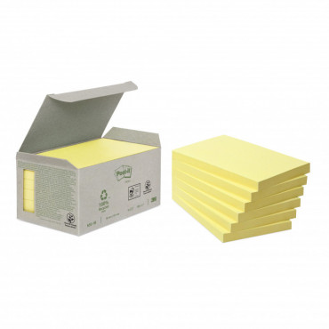 Post-it 655 ekologinen viestilappu keltainen 127 x 76 mm (6) | Euro Toimistotukut Oy