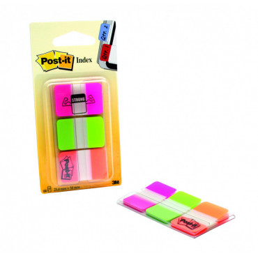Post-it Index teippimerkki 686 arkistointiin 25 x 38 mm 3-väriä | Euro Toimistotukut Oy