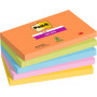 Post-it 655 Super Sticky Boost värilajitelma 76 x 127 mm (5) | Euro Toimistotukut Oy