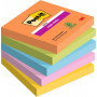 Post-it 654 Super Sticky Boost värilajitelma 76 x 76 mm (5) | Euro Toimistotukut Oy