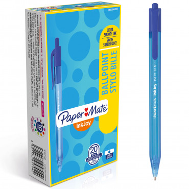 Paper Mate InkJoy 100RT kuulakynä sininen | Euro Toimistotukut Oy