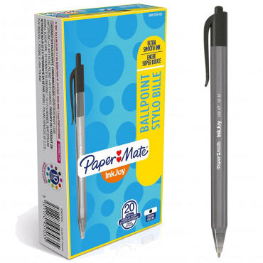 Paper Mate InkJoy 100RT kuulakynä musta | Euro Toimistotukut Oy
