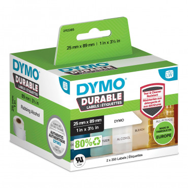 Dymo LabelWriter Durable kestotarrat 25 x 89 mm | Euro Toimistotukut Oy
