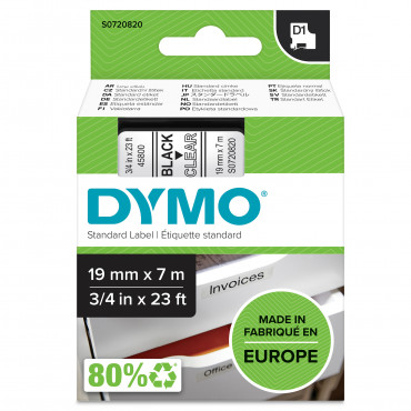 Dymo D1 tarrateippi 19 mm mu/ki | Euro Toimistotukut Oy