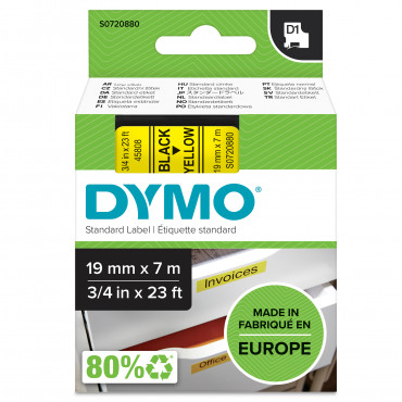 Dymo D1 tarrateippi 19 mm mu/ke | Euro Toimistotukut Oy