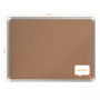 Nobo Premium Plus korkkitaulu 60 x 45 cm | Euro Toimistotukut Oy