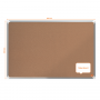 Nobo Premium Plus korkkitaulu 90 x 60 cm | Euro Toimistotukut Oy