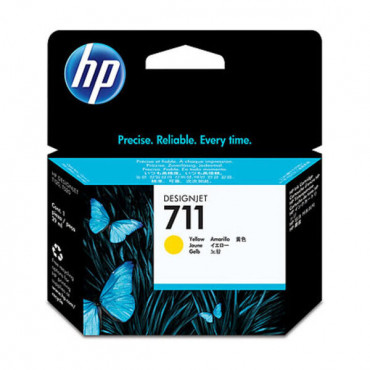 HP 711 mustesuihkukasetti keltainen | Euro Toimistotukut Oy