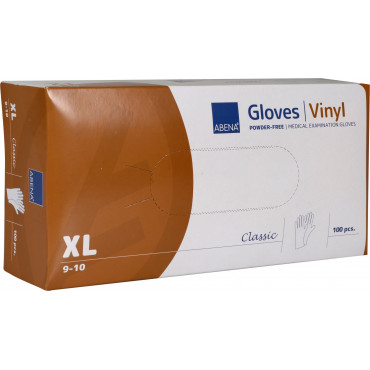 Abena Classic vinyylikäsine XL läpikuultava (100) | Euro Toimistotukut Oy
