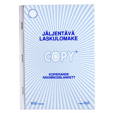 Copy laskulomake A5/100 pysty jäljentävä | Euro Toimistotukut Oy