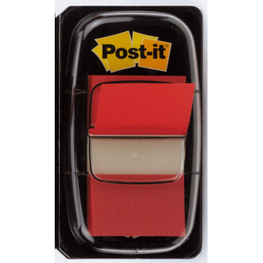 Post-it Index teippimerkki 680-1 punainen | Euro Toimistotukut Oy