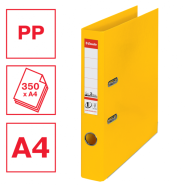 Esselte muovimappi No.1 Power A4/50 mm keltainen | Euro Toimistotukut Oy