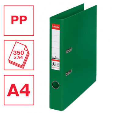 Esselte muovimappi No.1 Power A4/50 mm vihreä | Euro Toimistotukut Oy