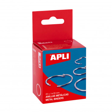Apli sidontarengas metallia 20 mm (20) | Euro Toimistotukut Oy