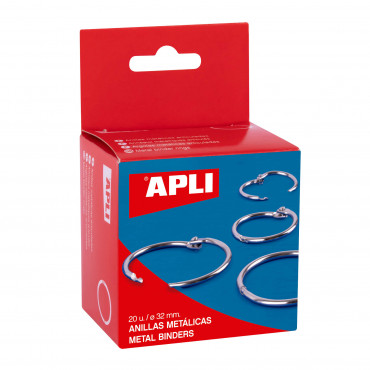 Apli sidontarengas metallia 32 mm (20) | Euro Toimistotukut Oy