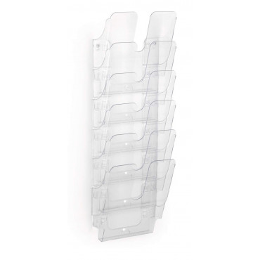 Durable Flexi Plus 6 seinäesiteteline A4 kirkas pysty | Euro Toimistotukut Oy