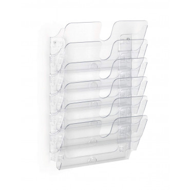 Durable Flexi Plus A4/6 seinäesiteteline kirkas vaaka | Euro Toimistotukut Oy