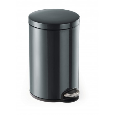 Durable poljinroskis 12 L metallia musta | Euro Toimistotukut Oy