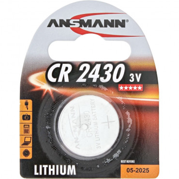 Ansmann CR2430 lithium-nappiparisto 3V | Euro Toimistotukut Oy