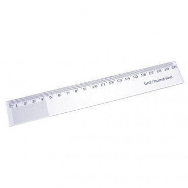 Viivain 20 cm kirkas | Euro Toimistotukut Oy