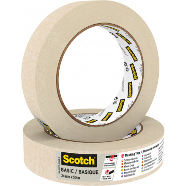 Scotch Basic maalarinteippi 24 mm x 50 m | Euro Toimistotukut Oy