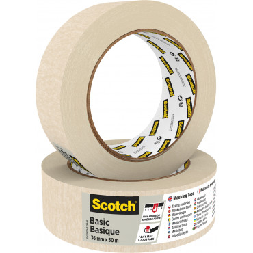 Scotch Basic maalarinteippi 36 mm x 50 m | Euro Toimistotukut Oy