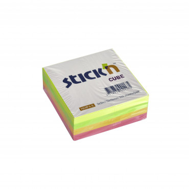 Stick′n viestikuutio 76 x 76 mm /320 neonväri | Euro Toimistotukut Oy