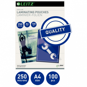 Leitz Laminointitasku A4 250 mic (100) | Euro Toimistotukut Oy