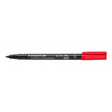 Staedtler Lumocolor M317 punainen 1,0 mm | Euro Toimistotukut Oy