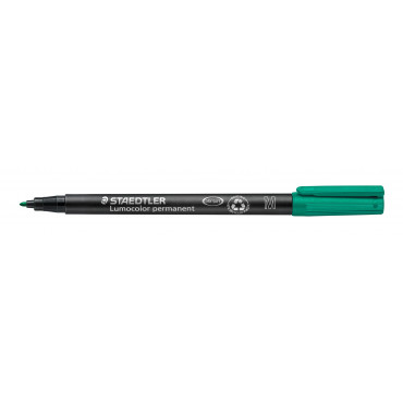 Staedtler Lumocolor M317 vihreä 1,0 mm | Euro Toimistotukut Oy