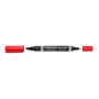 Staedtler Lumocolor 348 DUO huopakynä punainen 0,6 mm/1,5 mm | Euro Toimistotukut Oy