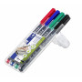 Staedtler Lumocolor M317 medium 4 värin sarja 1,0 mm | Euro Toimistotukut Oy