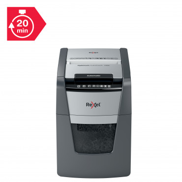 Rexel Optimum 100X automaattinen paperisilppuri, P4 | Euro Toimistotukut Oy