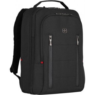 Wenger City Traveler reppu 16″ tietokoneelle musta | Euro Toimistotukut Oy