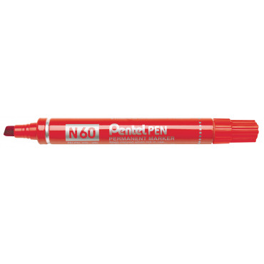 Pentel huopakynä N60 punainen viisto | Euro Toimistotukut Oy