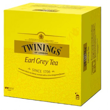 Tee Twinings 100 x 2 g Earl Grey | Euro Toimistotukut Oy